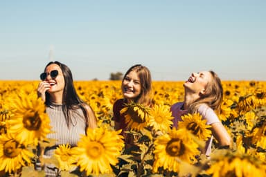 Happy travelers